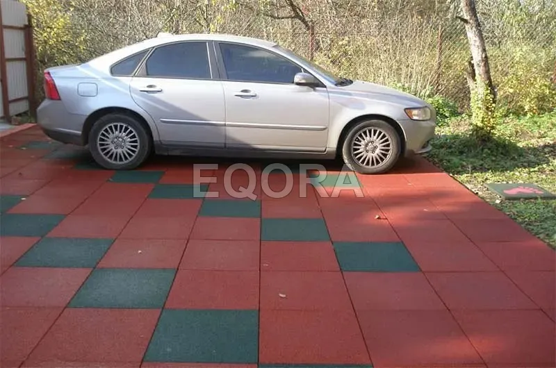 Резиновая плитка из крошки для гаража в Ступино