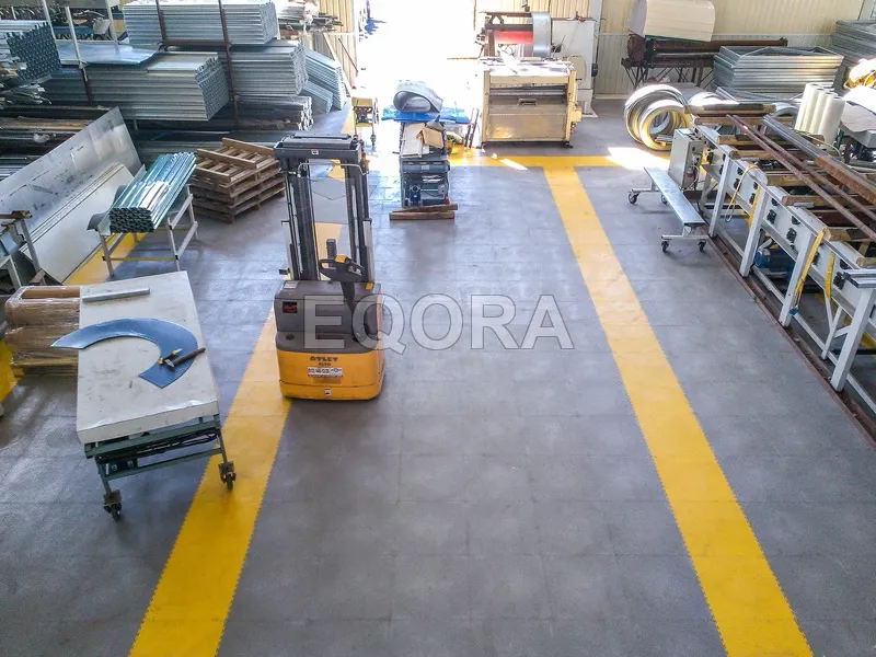 Резиновые покрытия из крошки для производственного цеха в Ступино