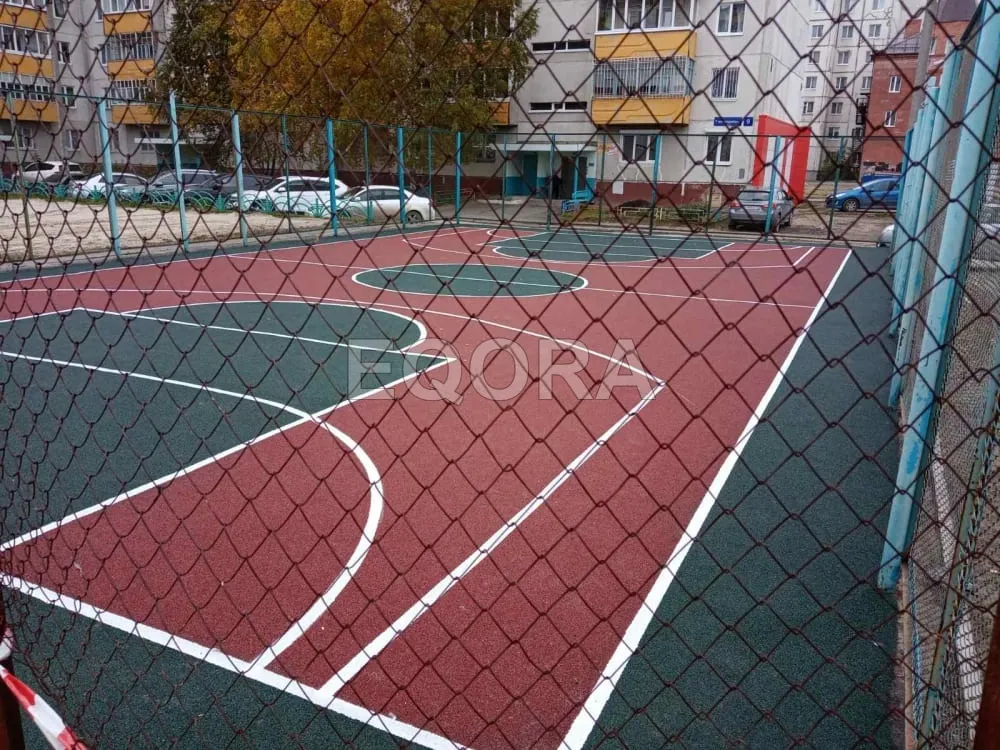 Резиновые покрытия из крошки для спортивных площадок в Ступино