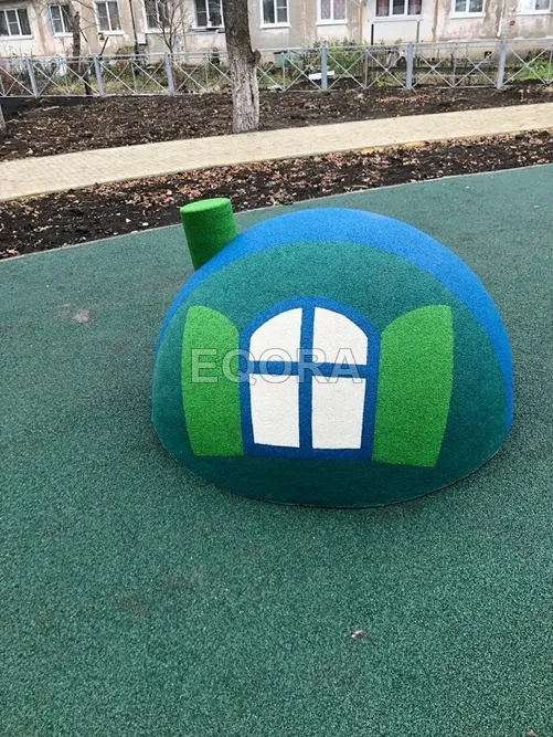 Геопластика на детских площадках и в ландшафтном дизайне в Ступино