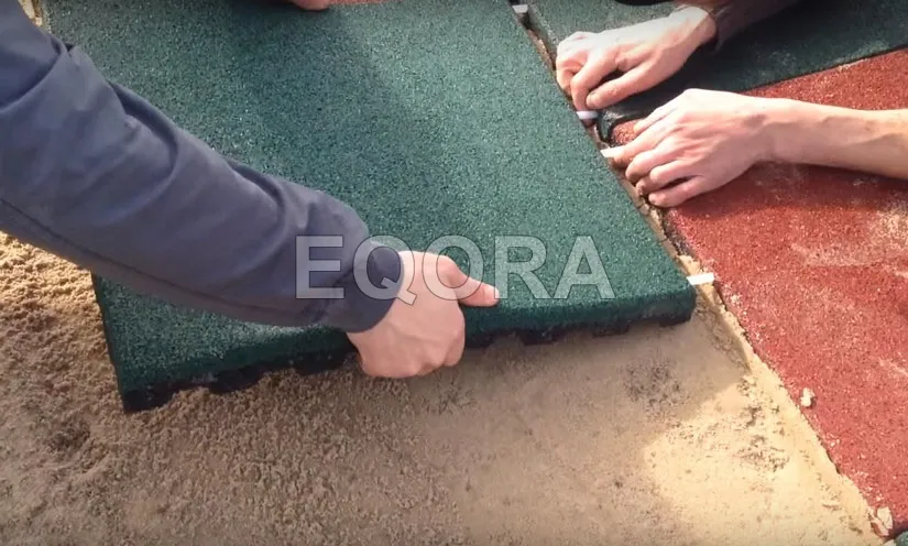 Укладка резиновой плитки в Ступино