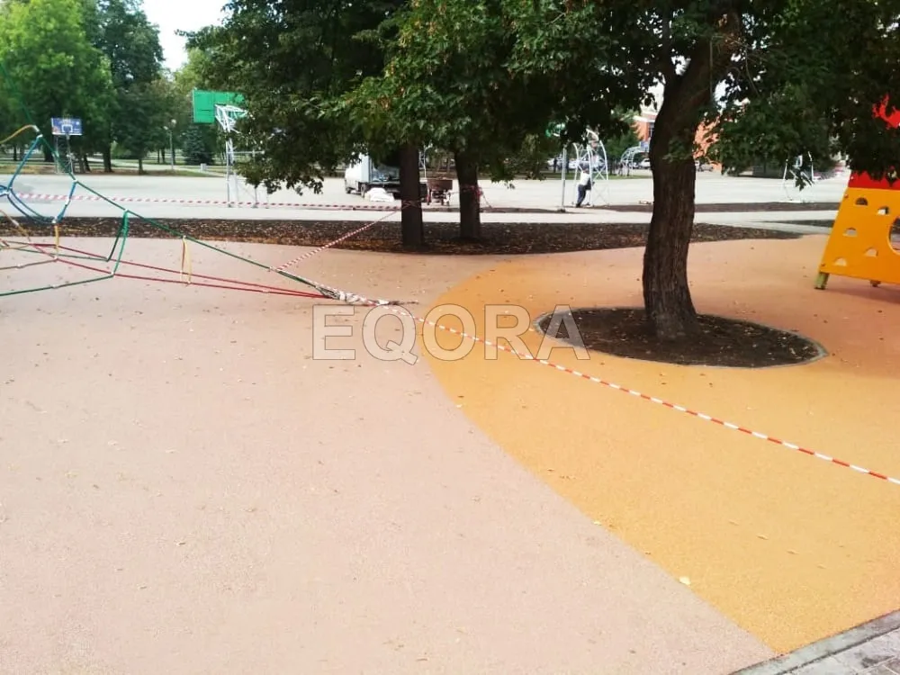 Водопроницаемое покрытие из резиновой крошки в Ступино