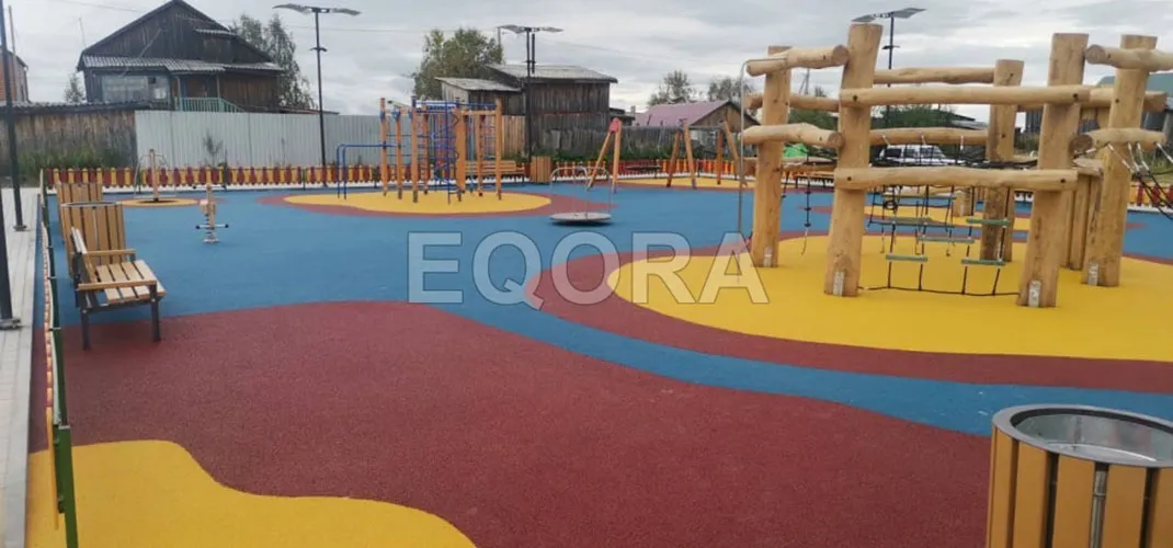 Варианты покрытия для детских площадок на улице в Ступино