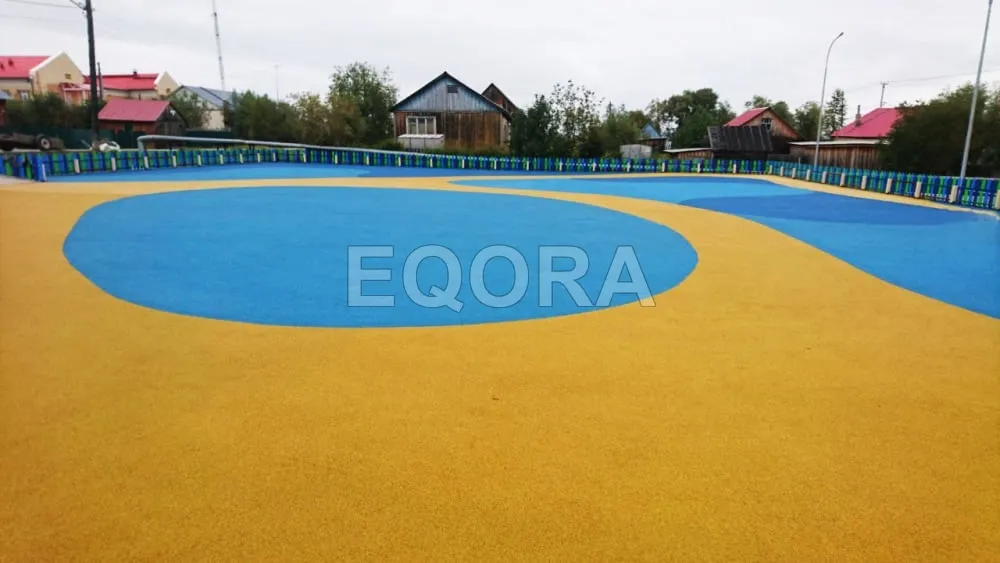 Укладка бесшовных резиновых покрытий в Ступино